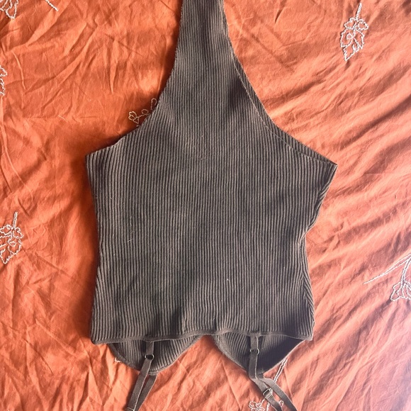 Say what brown ribbed bodysuit - Picture 2 of 5